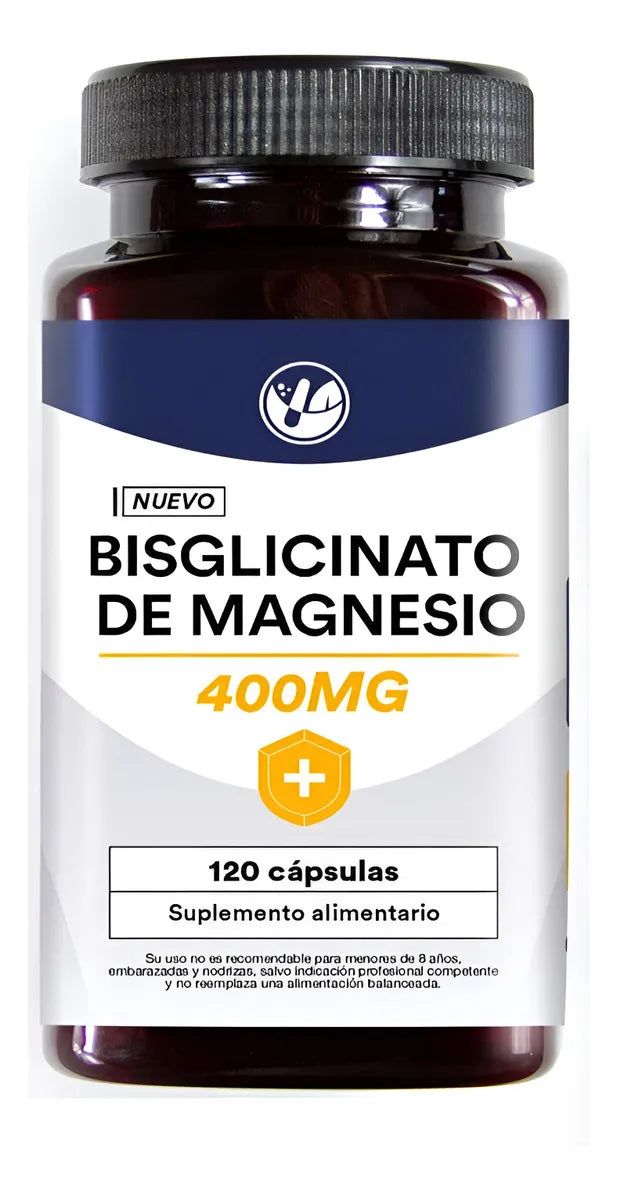 Bisglicinato de Magnesio 400 MG x 120 Cápsulas