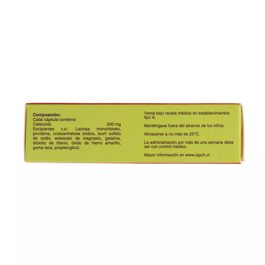 Celedox Celecoxib 200 MG x 10 Cápsulas