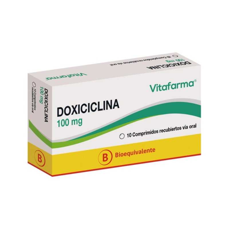 Doxicilina Vitafarma 100 MG x 10 Comprimidos