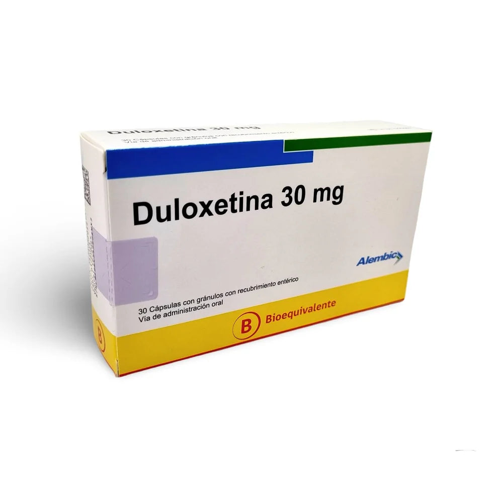 Duloxetina 30 MG 30 Cápsulas Alembic
