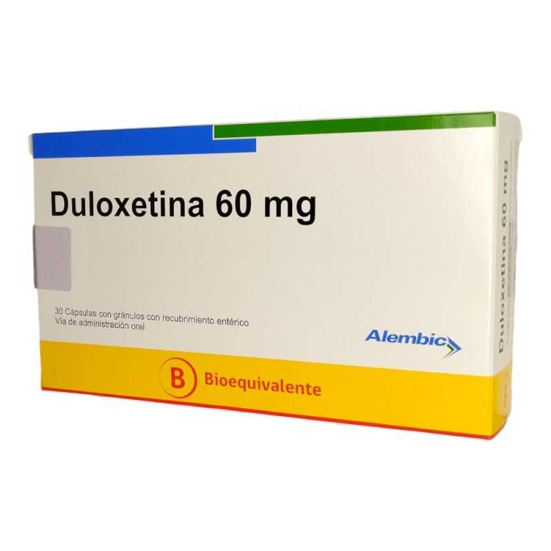 Duloxetina 60 MG x 30 Cápsulas Alembic