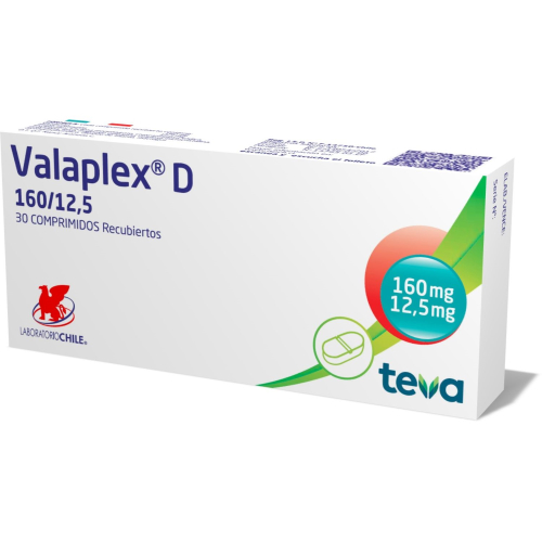 Valaplex D 160 / 12.5 MG Valsartan / Hidroclorotiazida