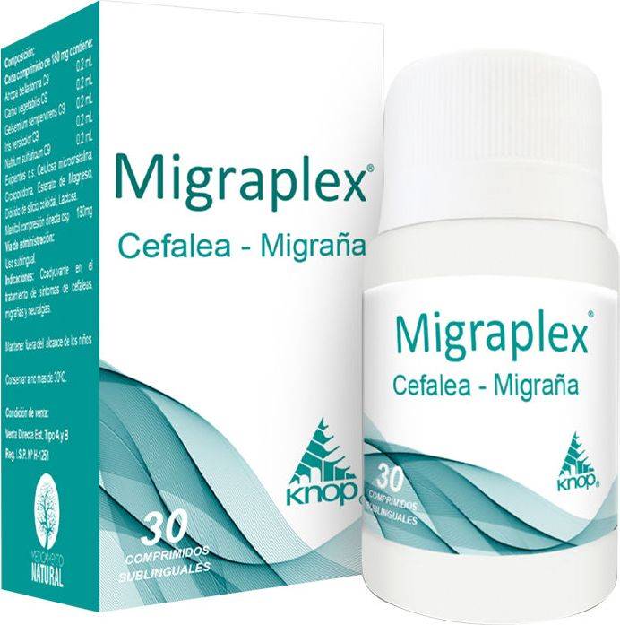 Migraplex Belladona Knop x 30 Comprimidos Sublinguales