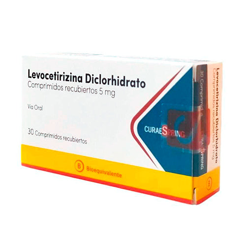 Levocetirizina 5 MG x 30 Comprimidos Curaespring