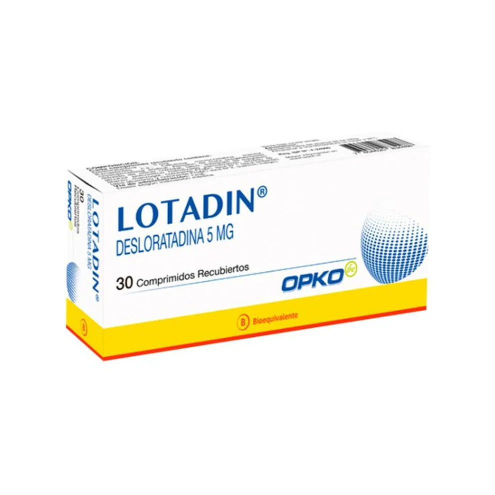 Lotadin Desloratadina 5 MG x 30 Comprimidos
