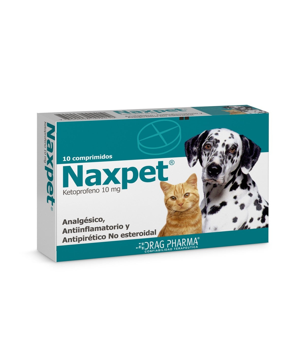 Naxpet comprimidos antiinflamatorio perros y gatos x 10 comprimidos
