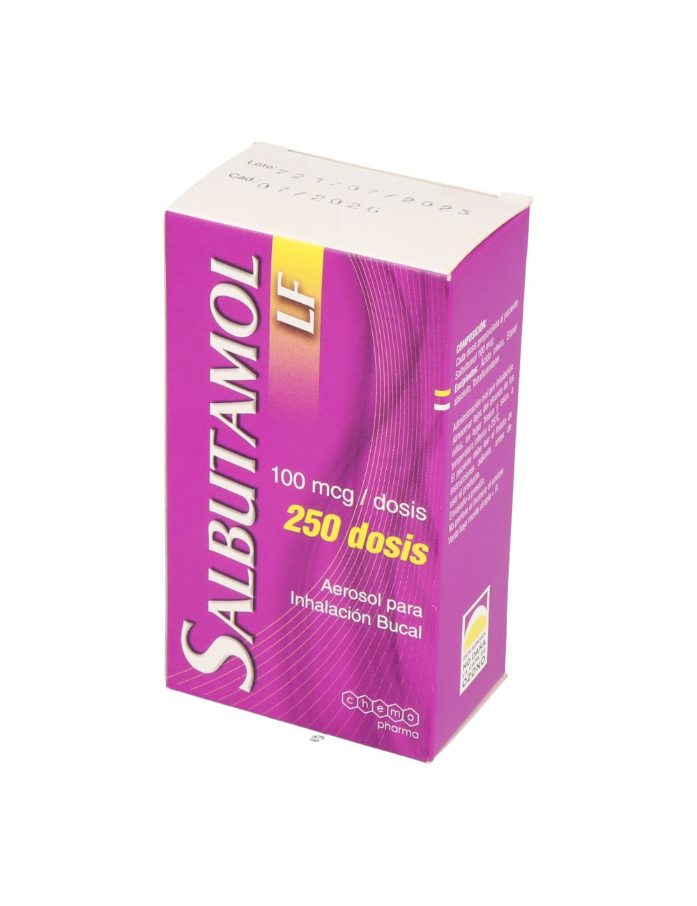 Salbutamol Chemofarma 100 MCG x 250 Dosis