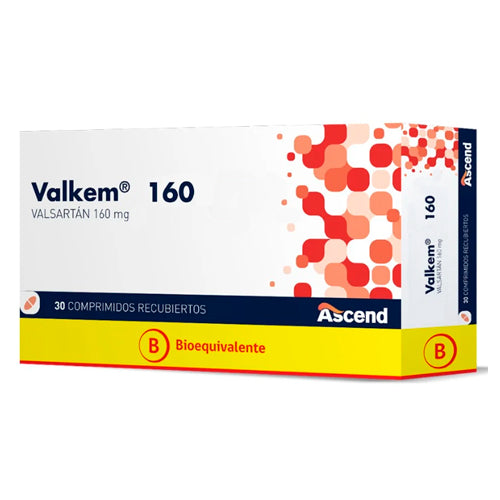 Valkem Valsartan 160 MG x 30 Comprimidos