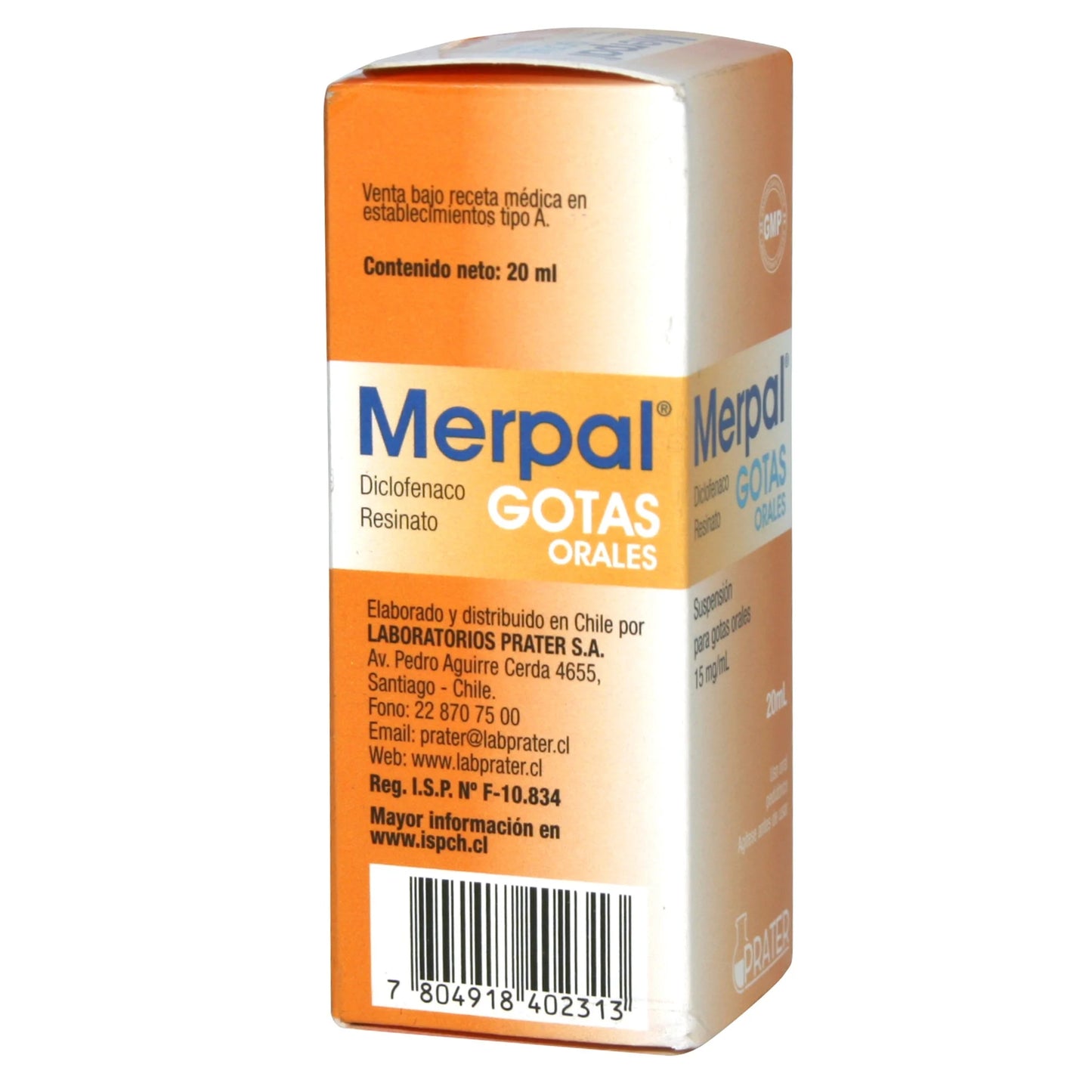 Merpal Gotas Diclofenaco Resinado 15 MG / ML