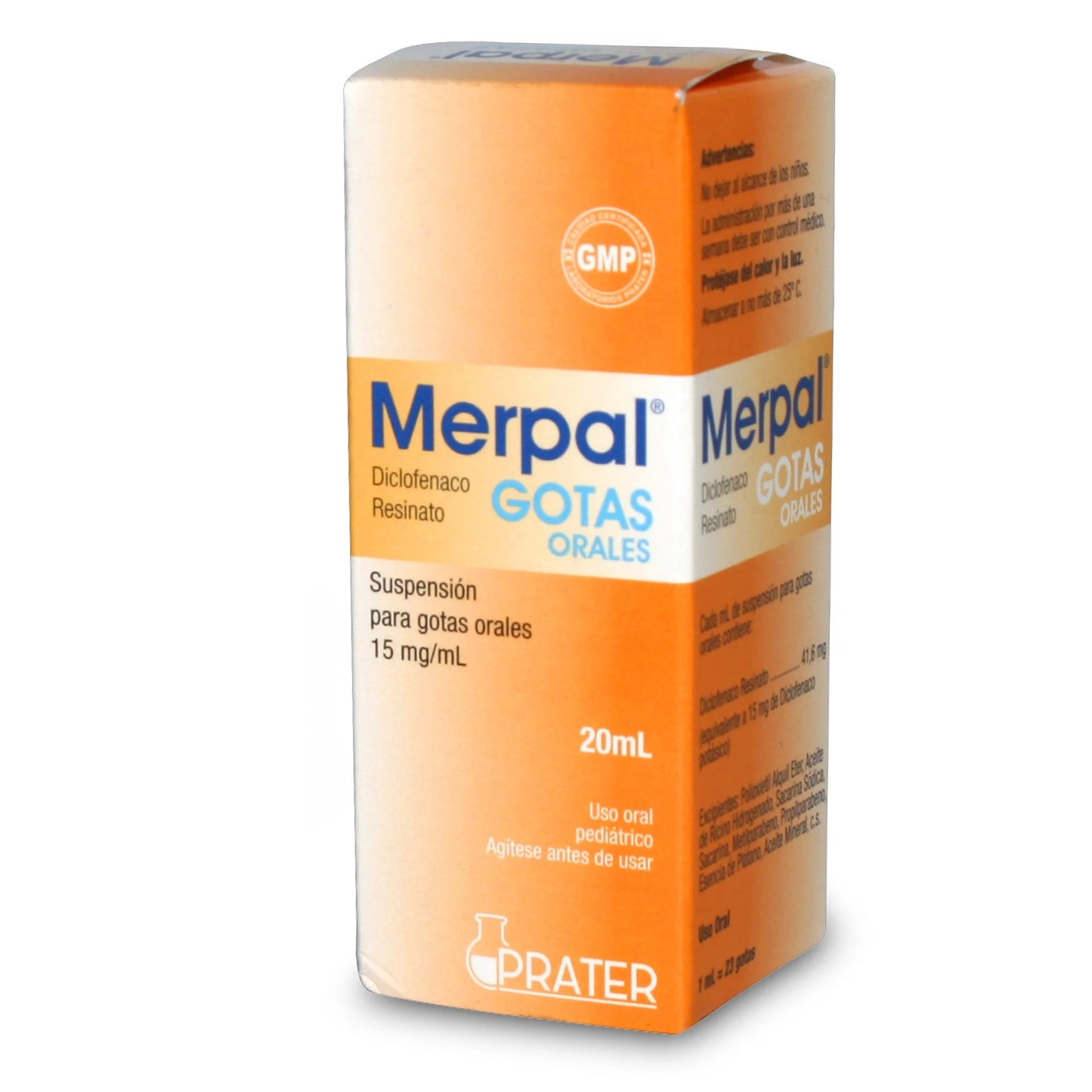 Merpal Gotas Diclofenaco Resinado 15 MG / ML