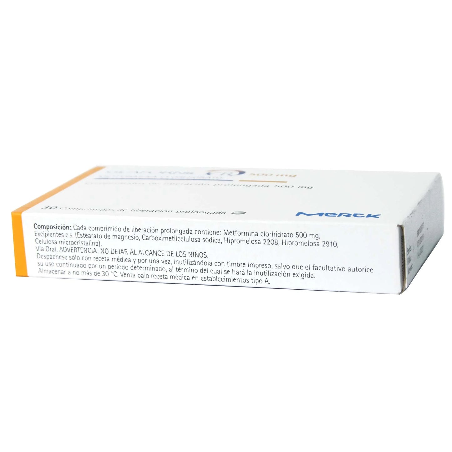 Glafornil XR 500 MG Metformina Clorhidrato 500 MG x 30 Comprimidos