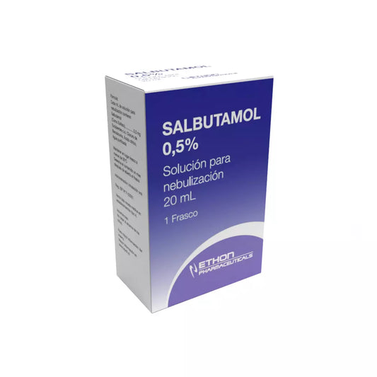 Salbutamol 0.5% Solución para Nebulización 20 ML Ethon