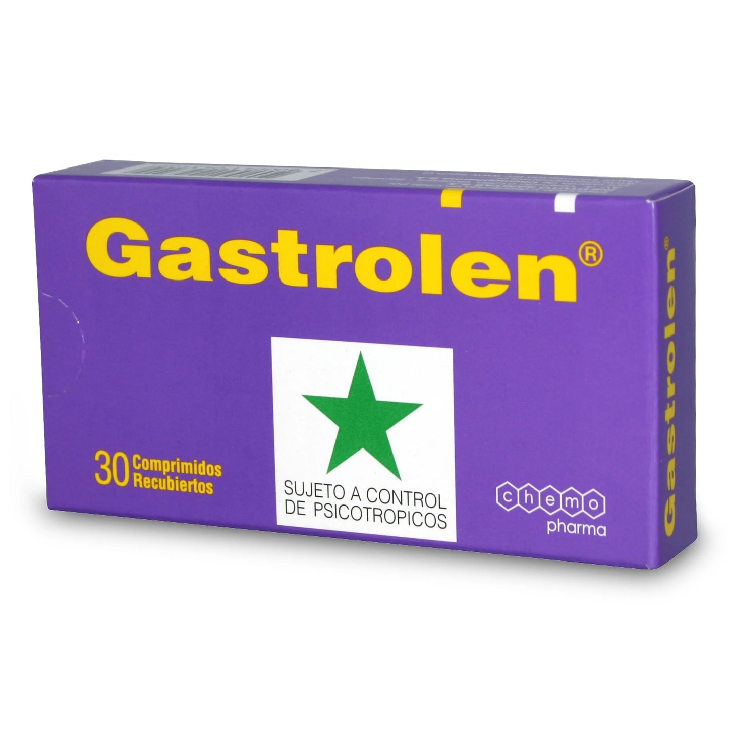 Gastrolen Clordiazepóxido 5 MG / Bromuro De Clidinio 2.5 MG x 30 Comprimidos