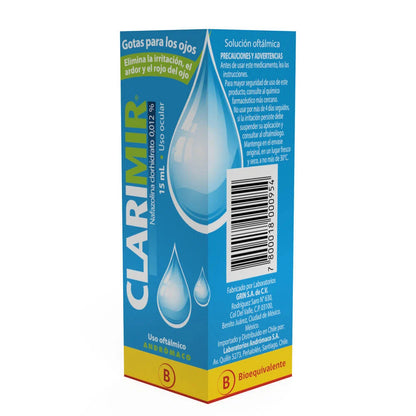 Clarimir Solución Oftálmica 0.012% 15 ML