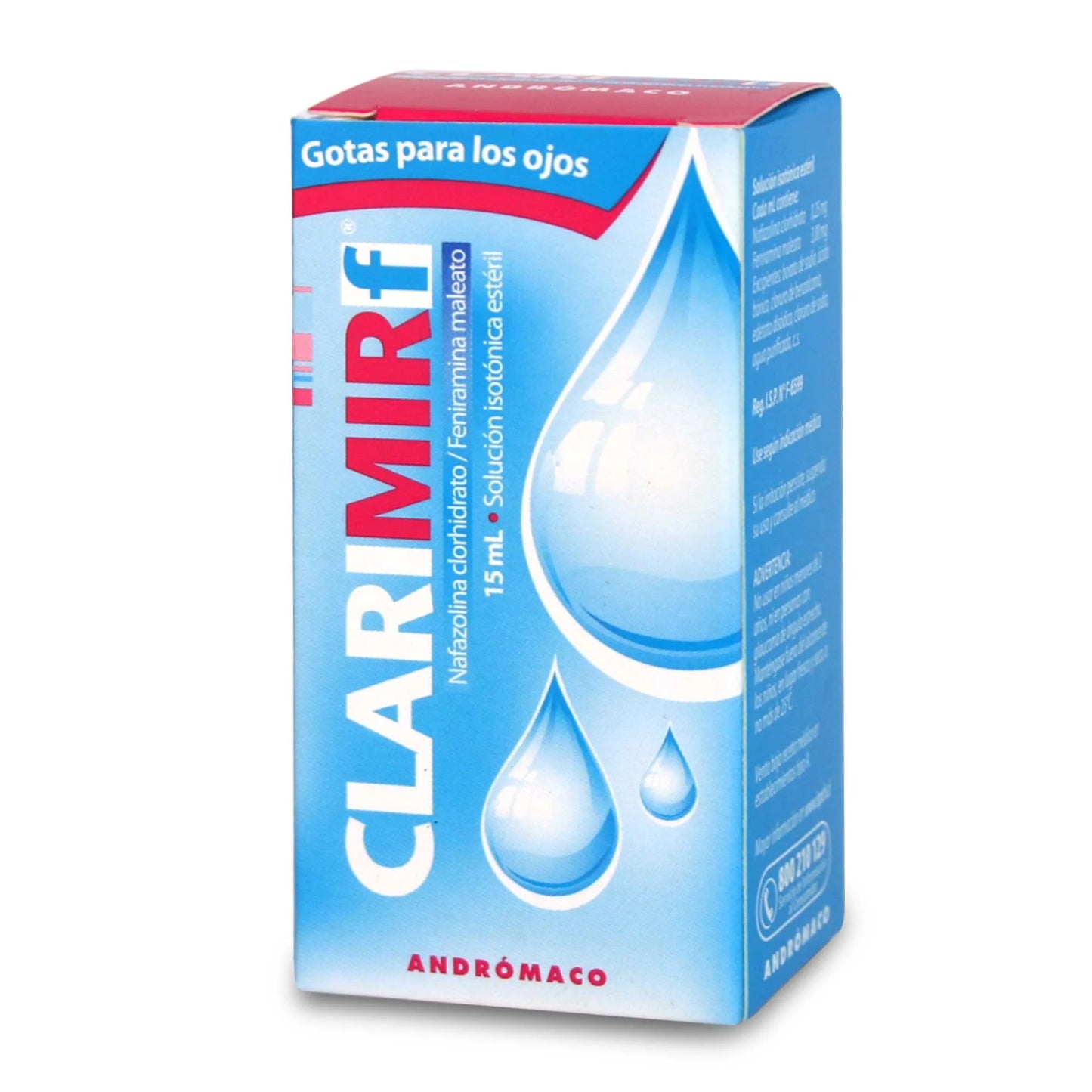 Clarimir F Nafazolina 0.25 / Feniramina 3 MG 15 ML
