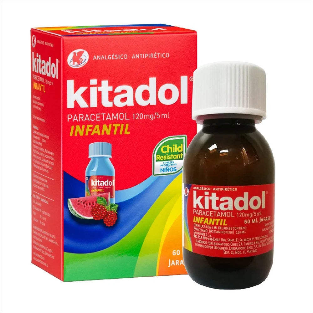 Kitadol Paracetamol Infantil Jarabe 120 MG / 5 ML 60 ML