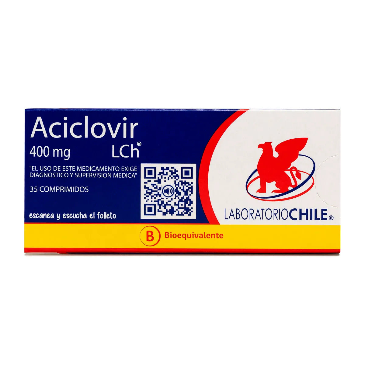 Aciclovir 400MG X 35 Comprimidos LCH