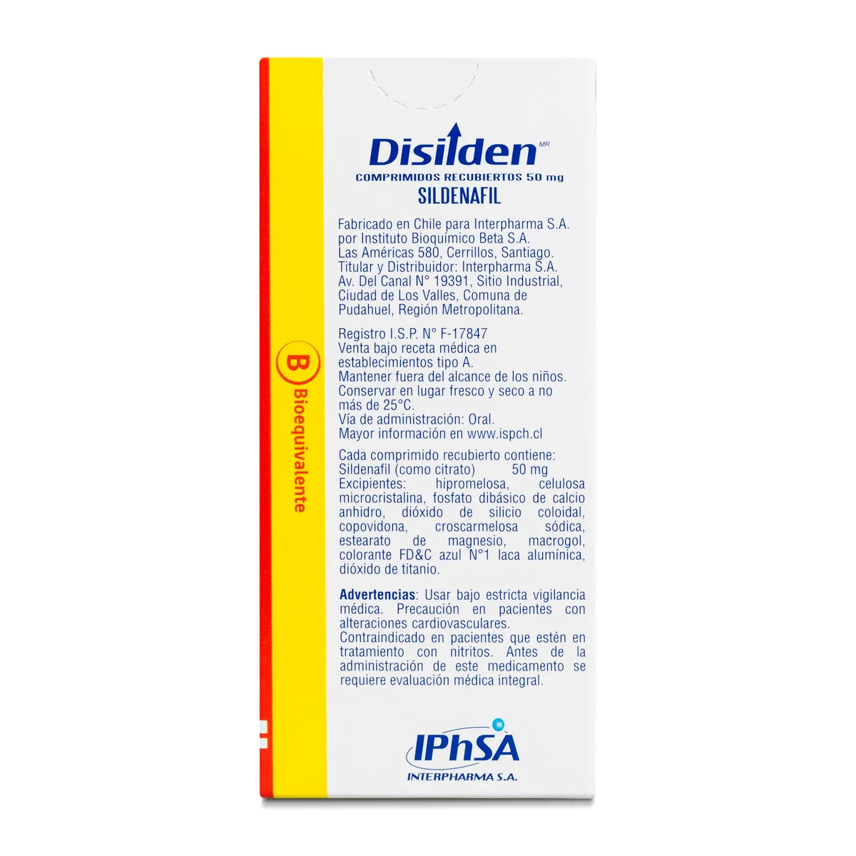 Disilden Sildenafil 50 MG x 5 Comprimidos