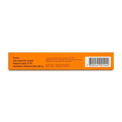 Dipirona Metamizol Sódico 300 MG x 20 Comprimidos