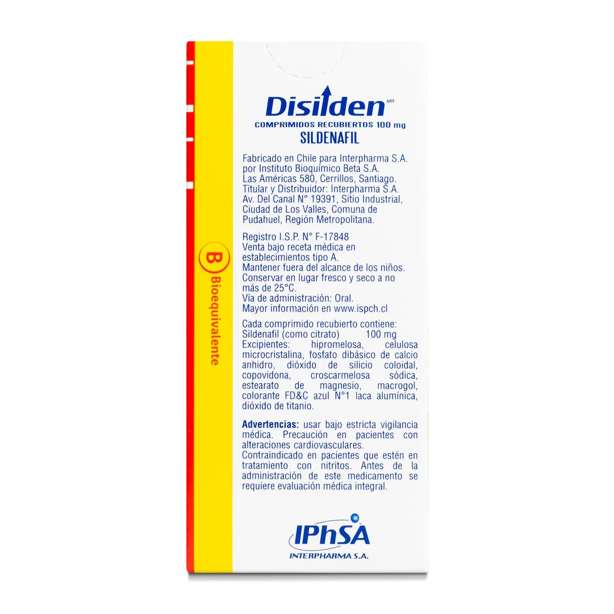 Disilden Sildenafil 100 MG x 10 Comprimidos