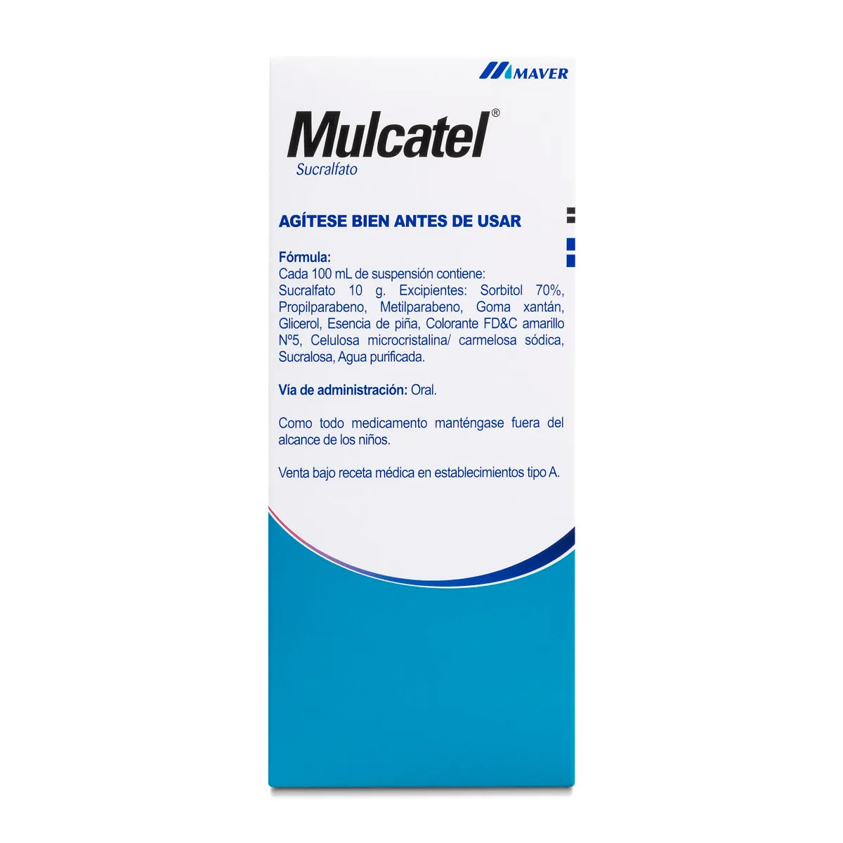 Mulcatel Sucralfato 10 % x 200 ML Suspensión Oral