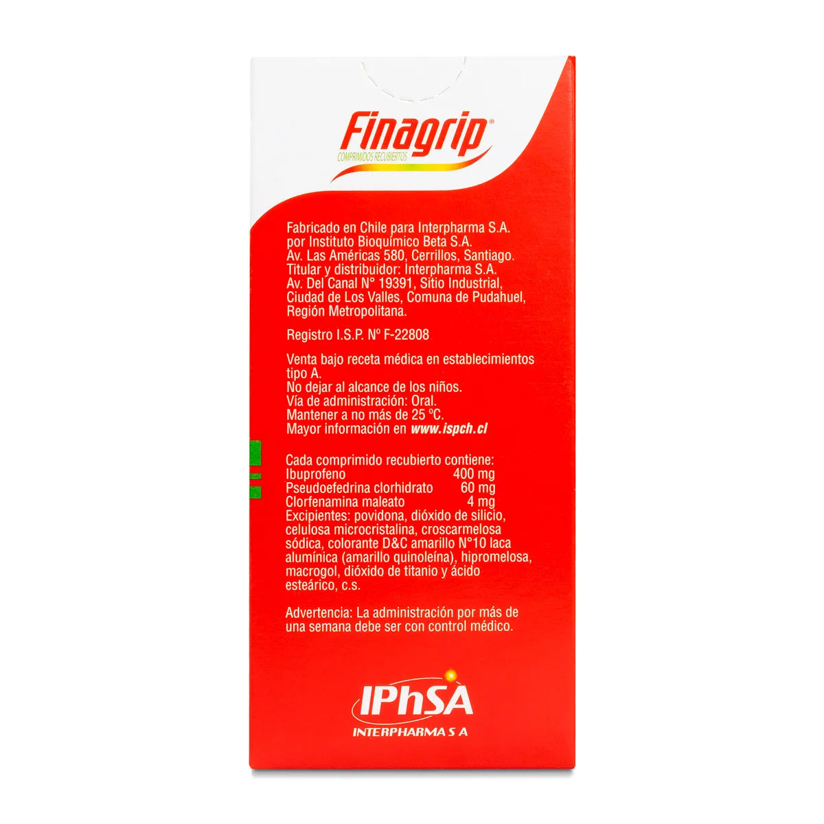 Finagrip 10 Comprimidos