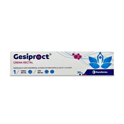 Gesiproct Crema Rectal Tribesonido 5 G / Lidocaina 2 G