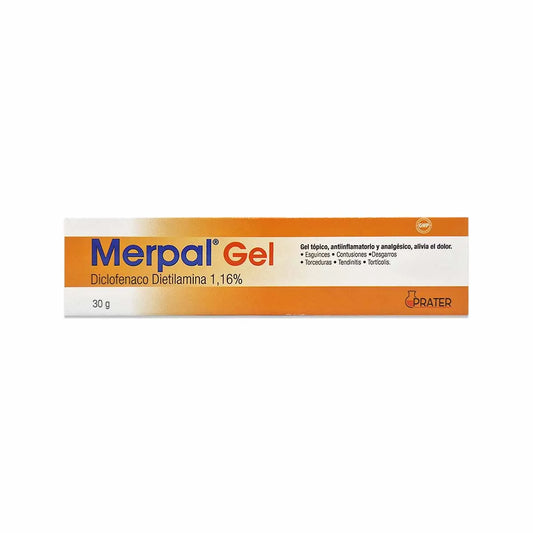 Merpal Gel Diclofenaco Dietil 1.16% x 30 G
