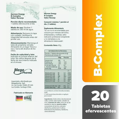 B-Complex Efervescente x 20 Tabletas