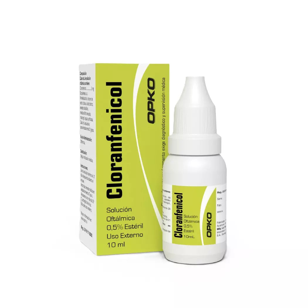 Cloranfenicol Solución Oftálmica 0.5% 10 ML Opko