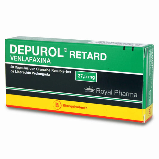Depurol Venlafaxina 37.5 MG 30 Cápsulas