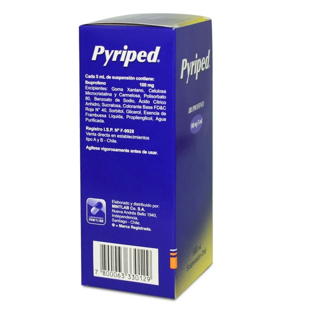 Pyriped Ibuprofeno 100 MG / 5 ML 100 ML