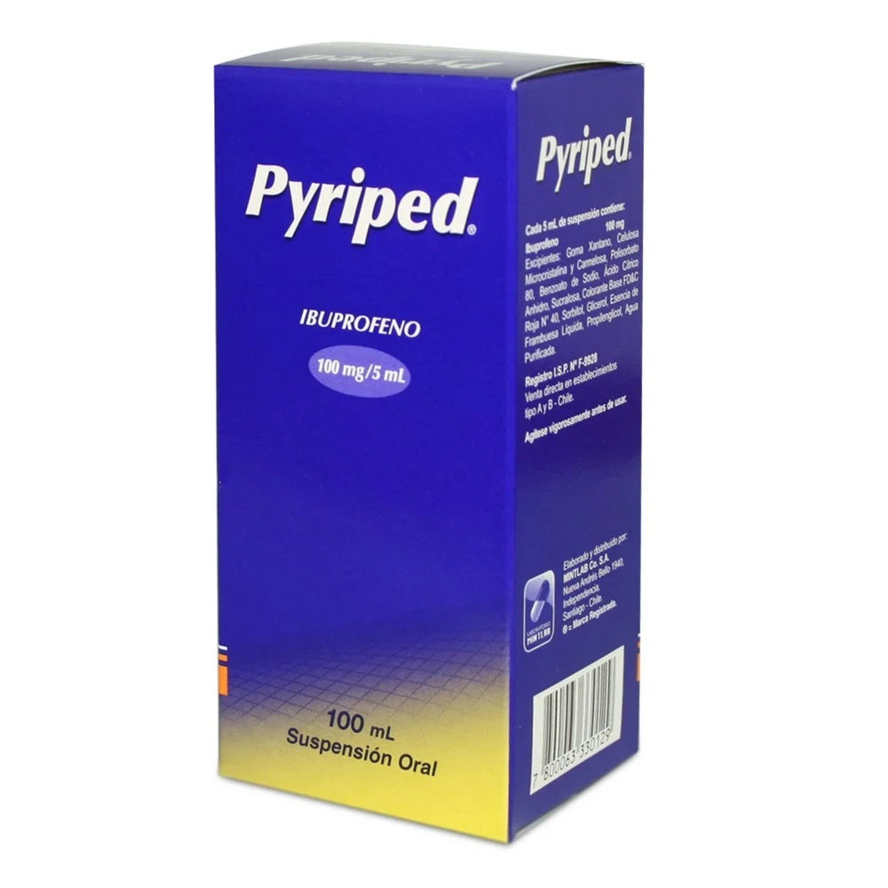 Pyriped Ibuprofeno 100 MG / 5 ML 100 ML