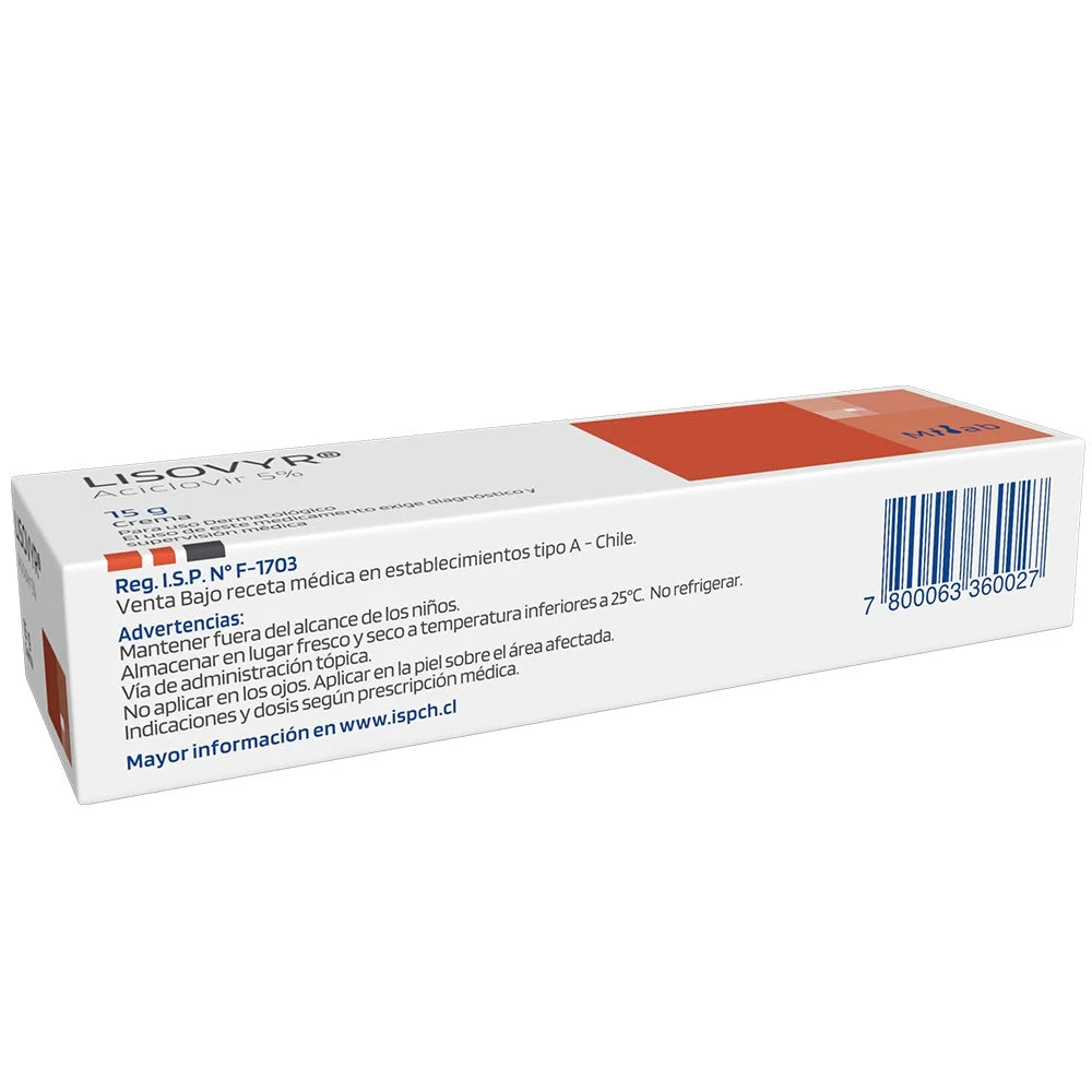Lisovyr Aciclovir 5% Crema 15 G