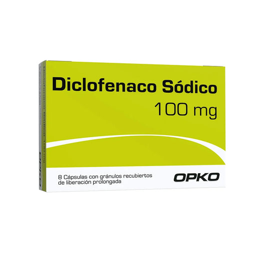 Diclofenaco Sódico 50 MG 10 Comprimidos Recubiertos Opko