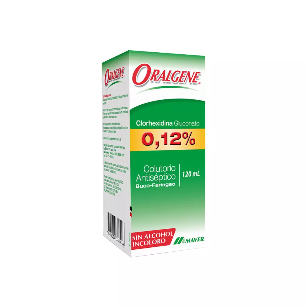 Oralgene Clorhexidina Gluconato 0.12% 120 ML