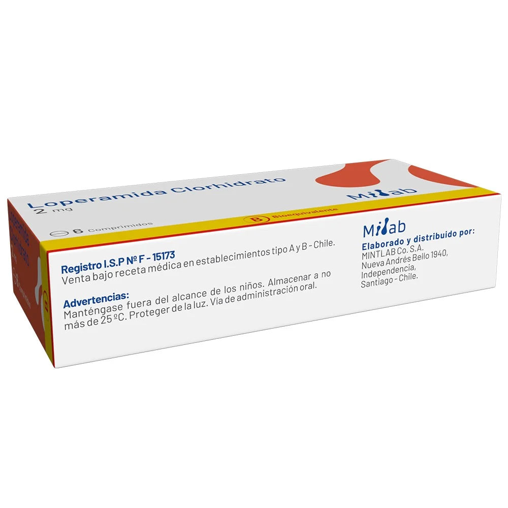 Loperamida Clorhidrato 2 MG x 6 Comprimidos