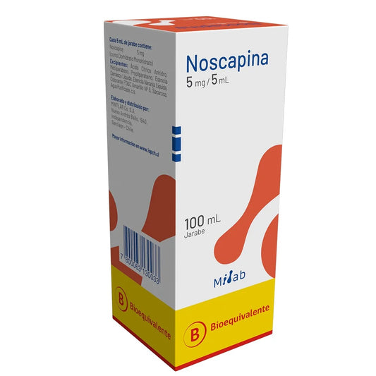 Noscapina Jarabe 5 MG / 5 ML 100 ML
