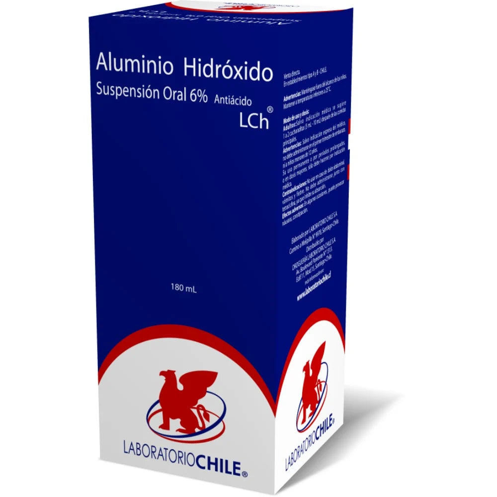 Aluminio Hidróxido 6% 180 ML Chile