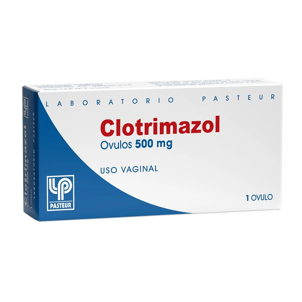 Clotrimazol 500 MG Óvulos Vaginales x 1 Unidades