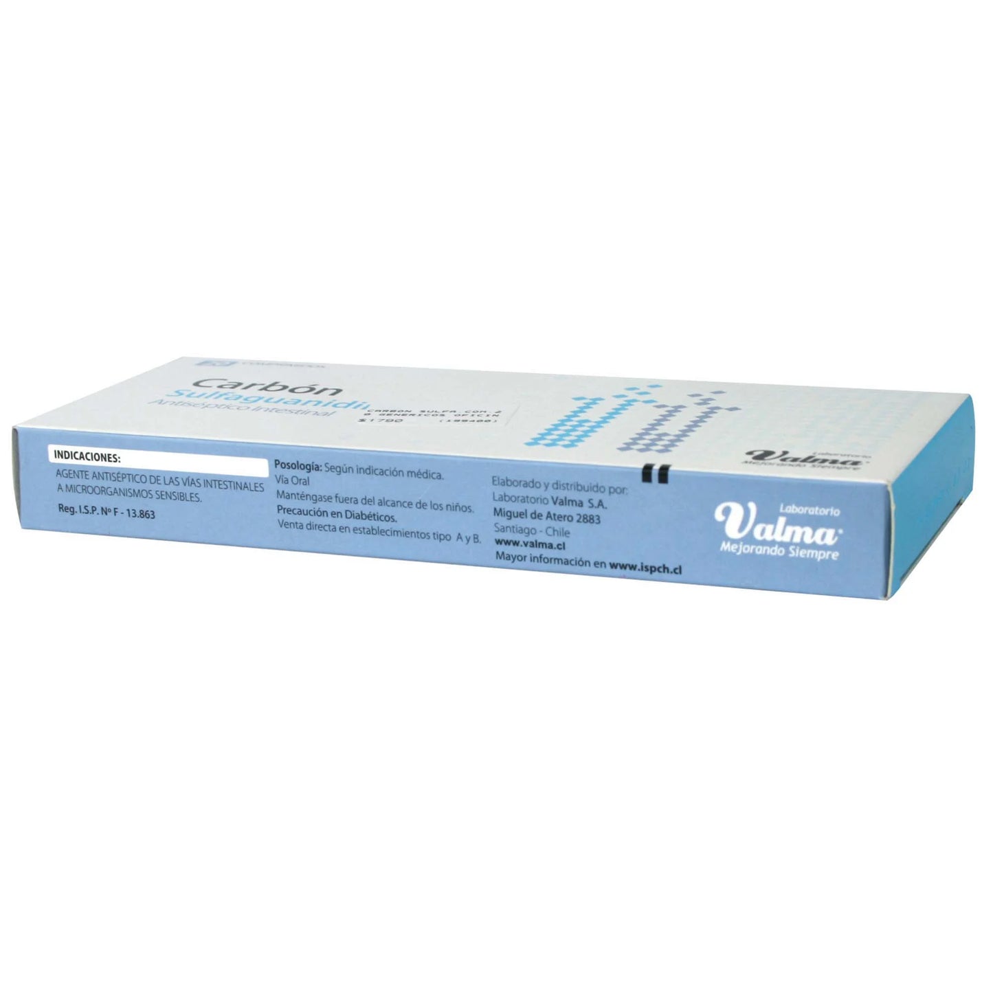 Carbon Sulfaguanidina 127 MG x 20 Comprimidos