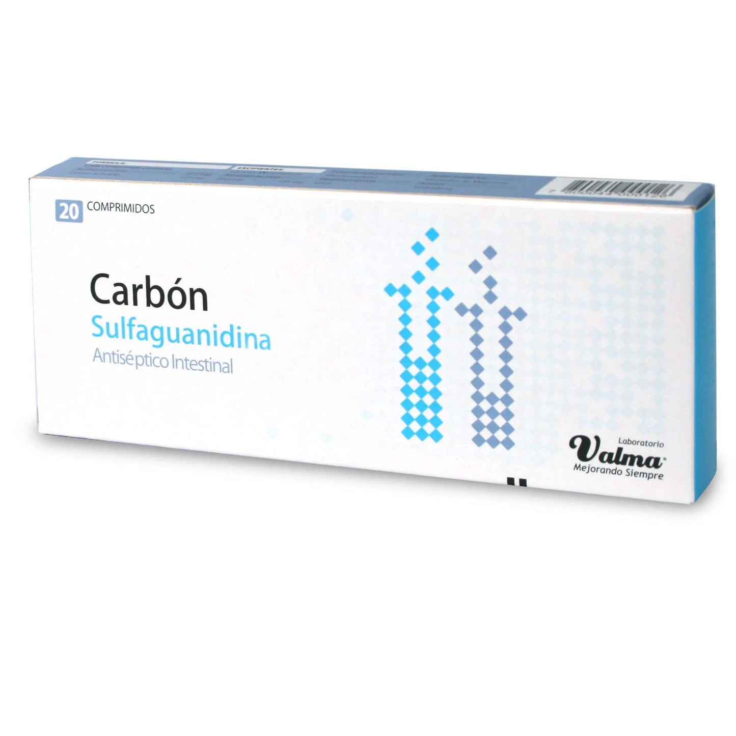 Carbon Sulfaguanidina 127 MG x 20 Comprimidos