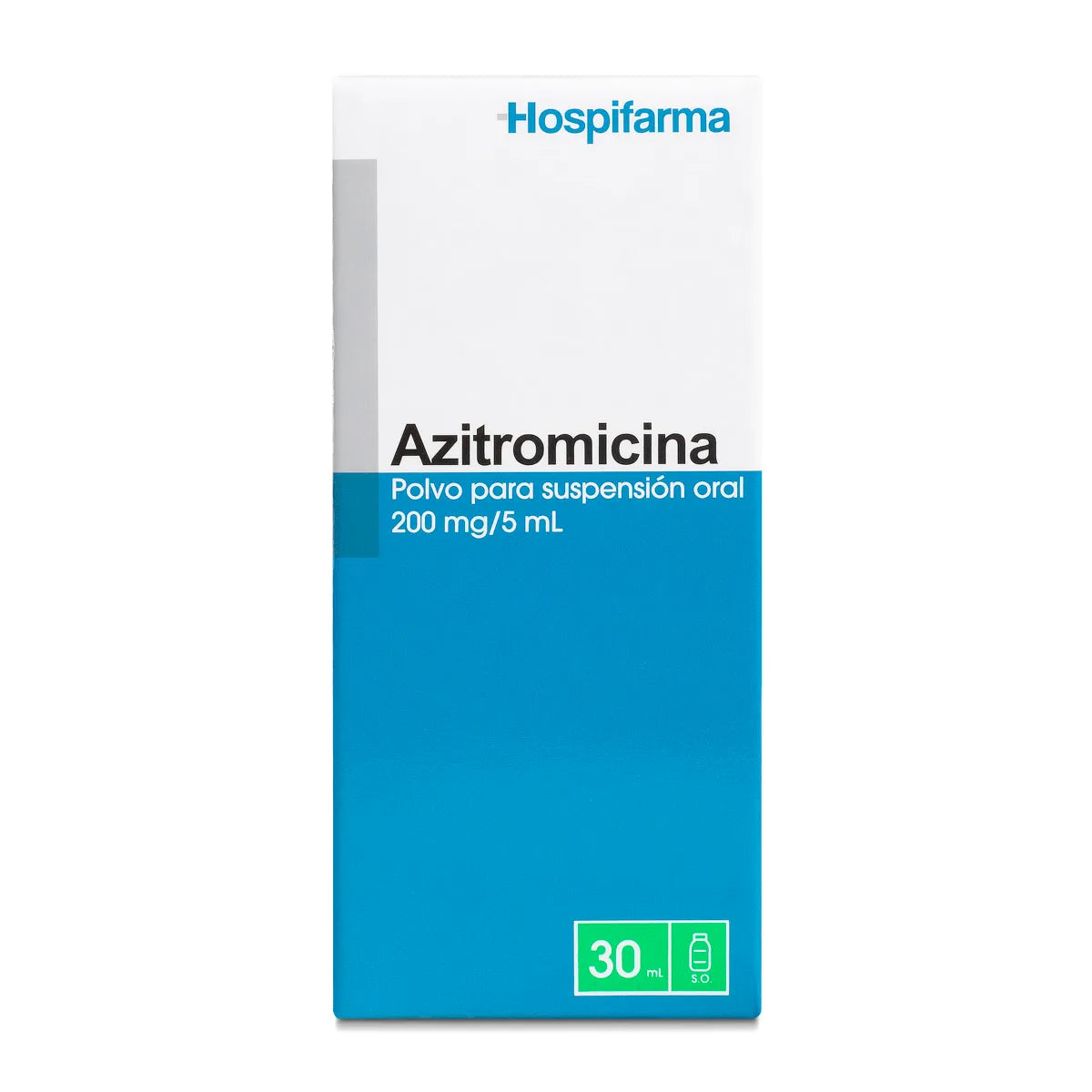 Azitromicina Polvo 200 MG / 5 ML x 15 ML Hospifarma