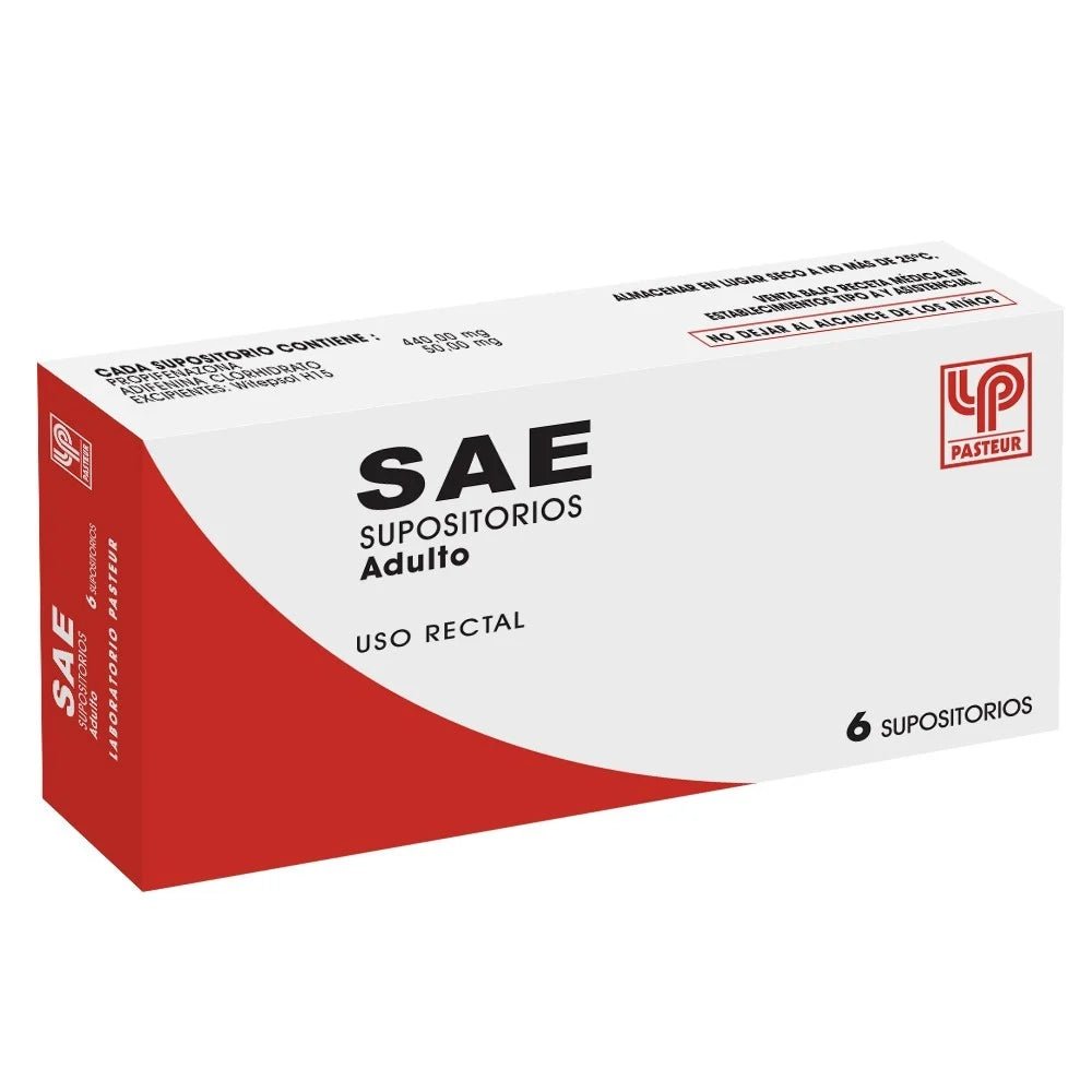 S A E Propifenazona x 6 Supositorios Adulto