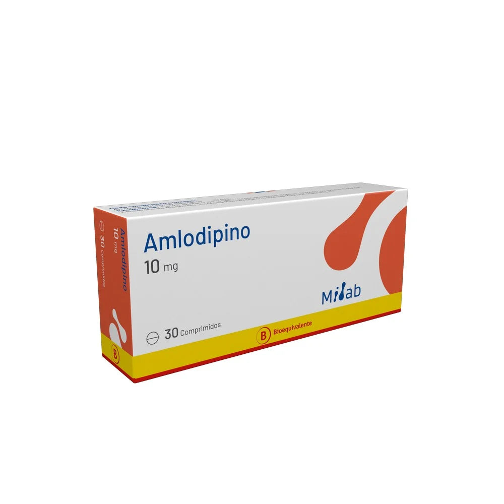 Amlodipino 10 MG x 30 Comprimidos