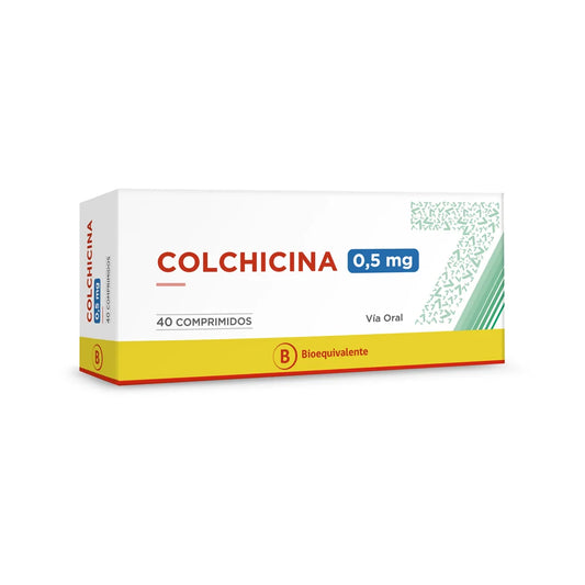 Colchicina Caja 0,5 MG x 40 Comprimidos