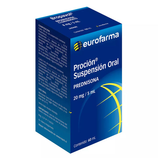 Procion Suspensión Oral Prednisona 20 MG x 60 ML