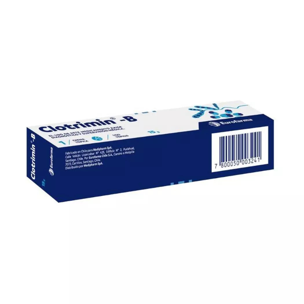 Clotrimin B Clotrimazol / Betametasona Crema Tópica 15g