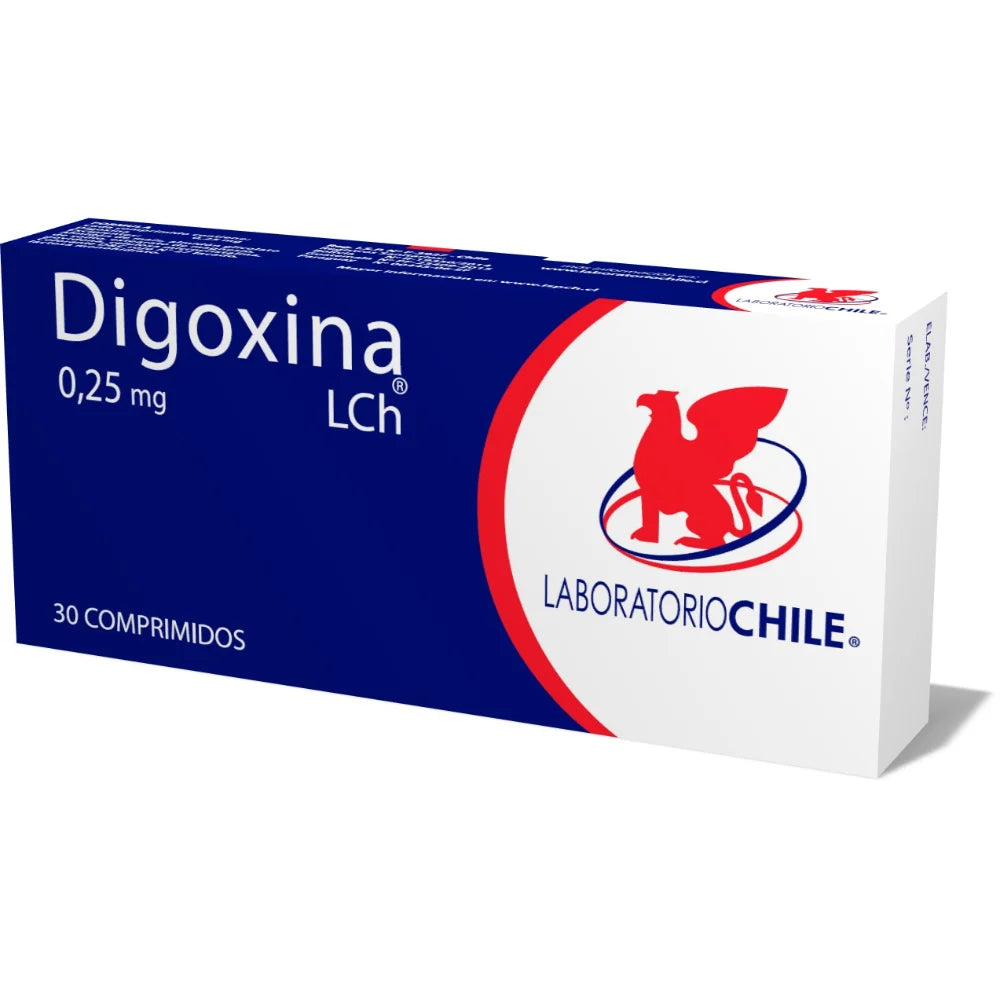 Digoxina 0.25 MG x 30 Comprimidos