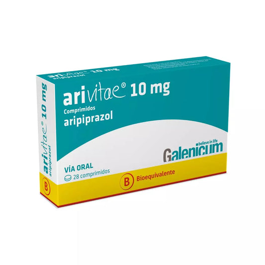 Arivitae Aripiprazol 10 MG 28 Comprimidos